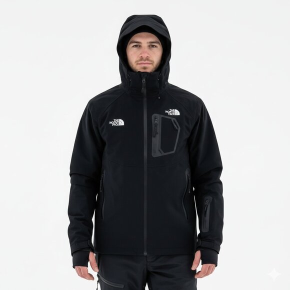 The North Face Other - The North Face Apex Bionic (Style) XL Black WindWall Hooded Softshell Jacket